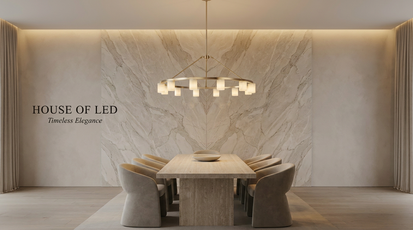 House of LED hero banner - Lindy chandelier Timeless Elegance