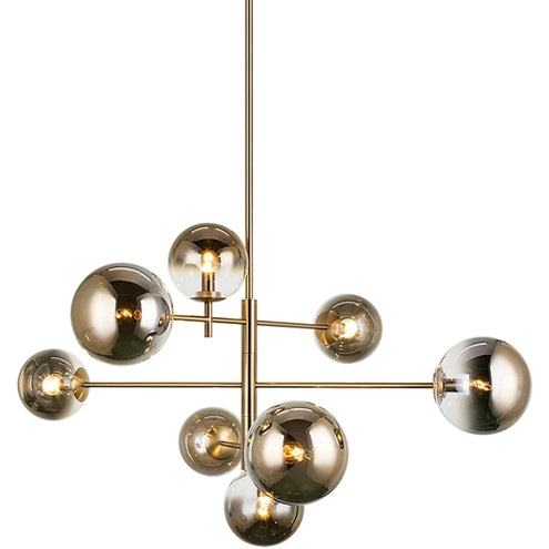 Averley 8-Light 3-Tier Aged Gold Pendant Chandelier – Matteo Lighting