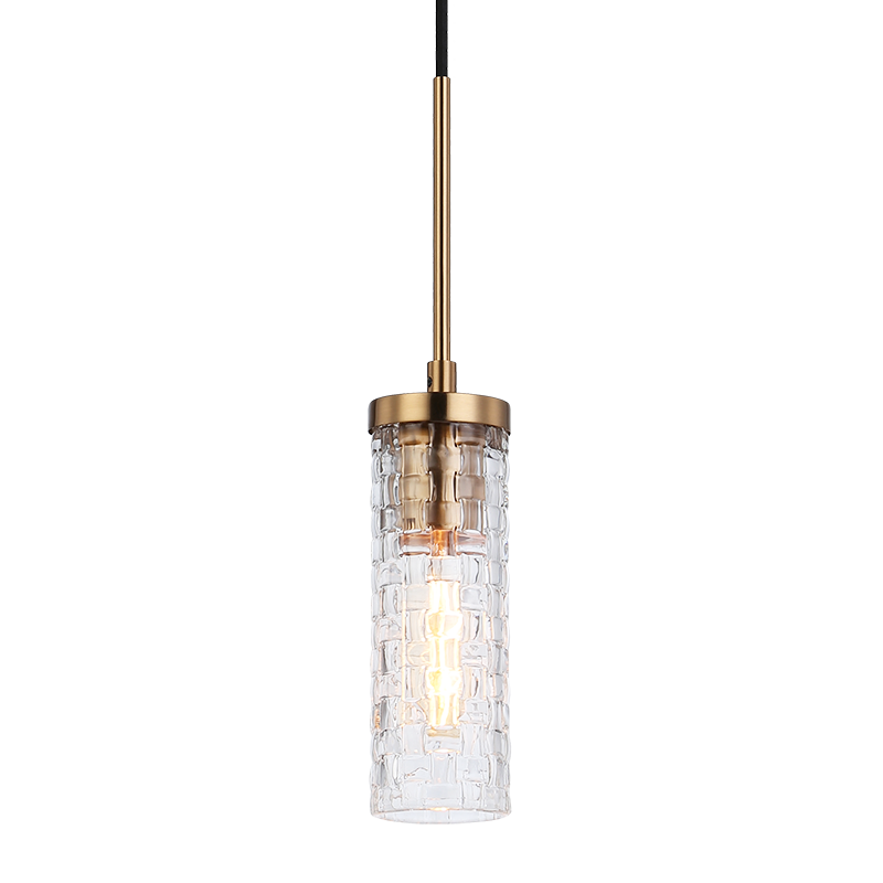 Weaver Aged Gold Brass Pendant Light – Matteo Lighting