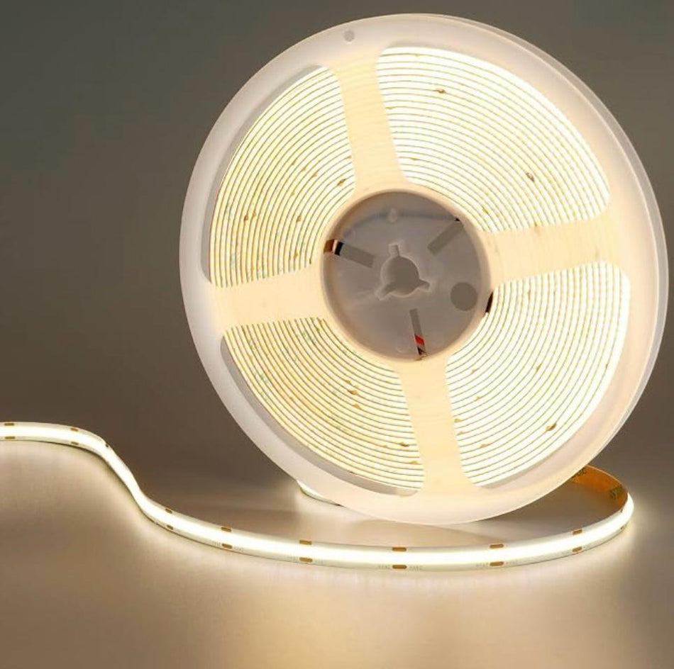 Fita de LED COB 14W/m – 10 Metros (3000K)