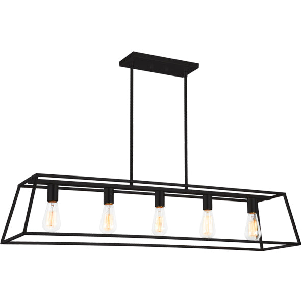 Candor 5-Light Rusty Black Chandelier C57015RB Matteo Lighting
