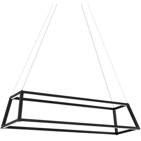 Carlington 1-Light Matte Black Chandelier C81346MB Matteo Lighting