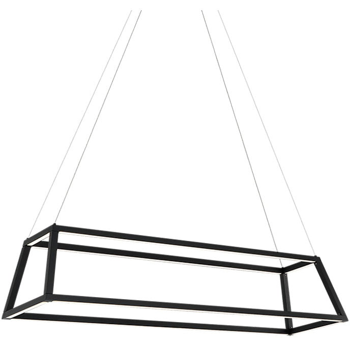 Carlington 1-Light Matte Black Chandelier C81346MB Matteo Lighting